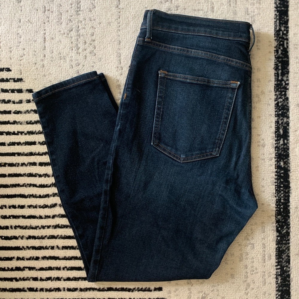Everlane • high rise authentic stretch skinny ankle jeans